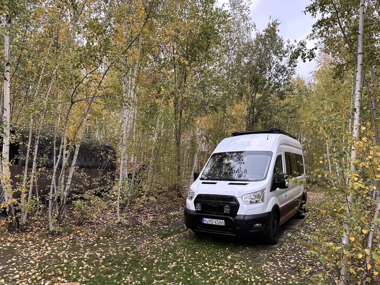 Unser Stellplatz in Blankenburg