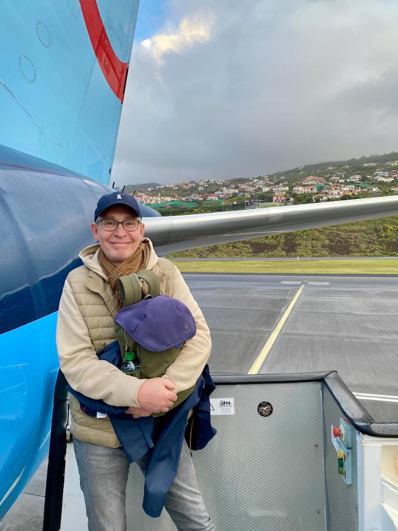 Nach knapp vier Stunden gelandet.