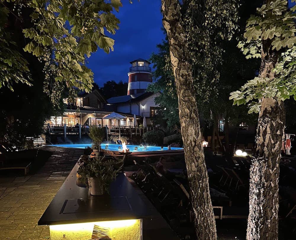 Abstimmung in der SATAMA-Sauna