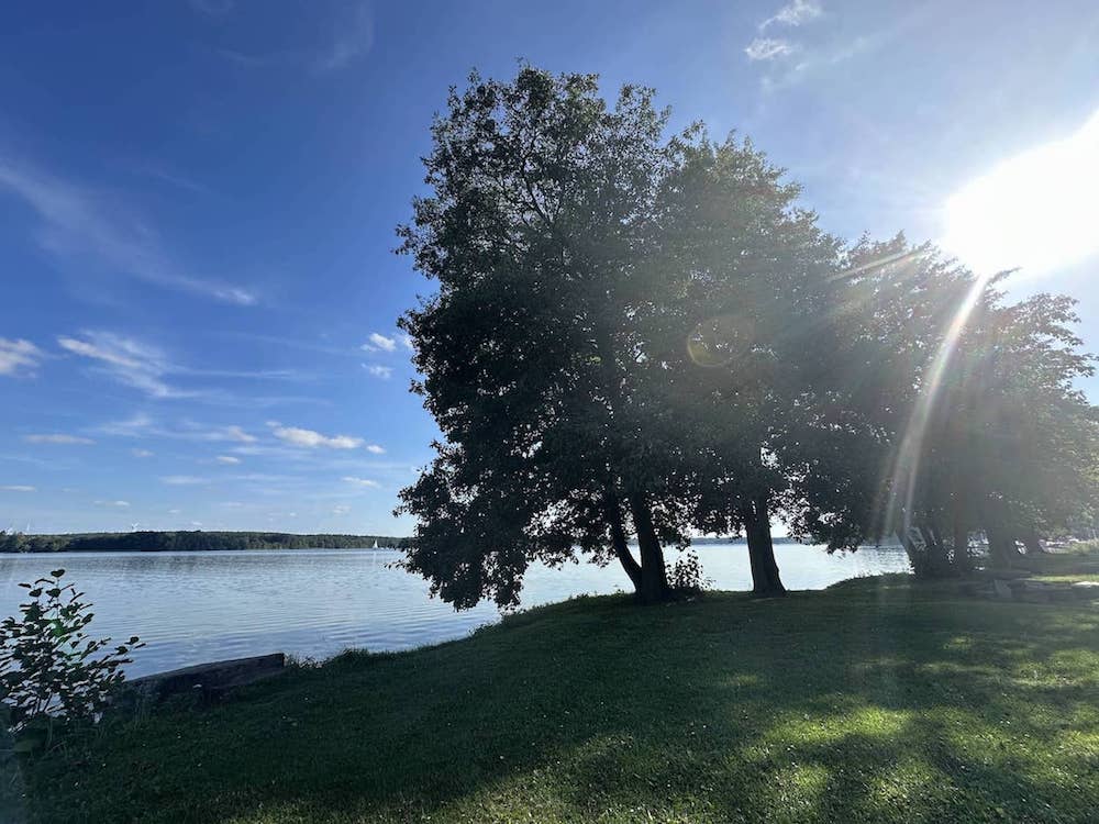 Unser Stellplatz in Wendisch Rietz