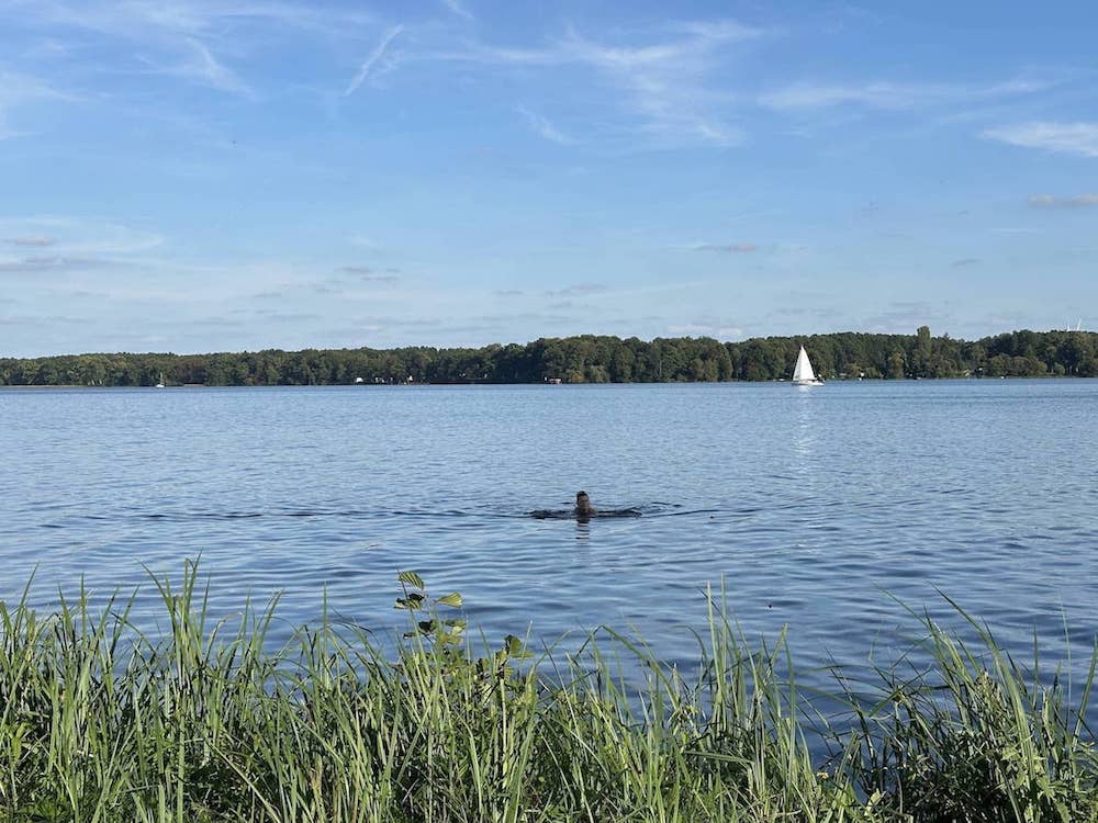 Unser Stellplatz in Wendisch Rietz