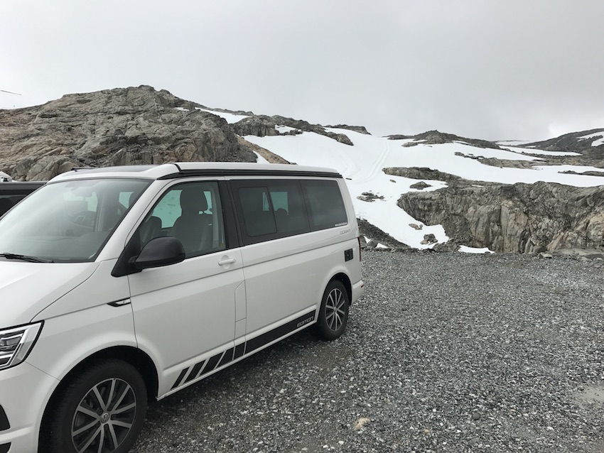 Unterwegs in Norwegen im VW California.