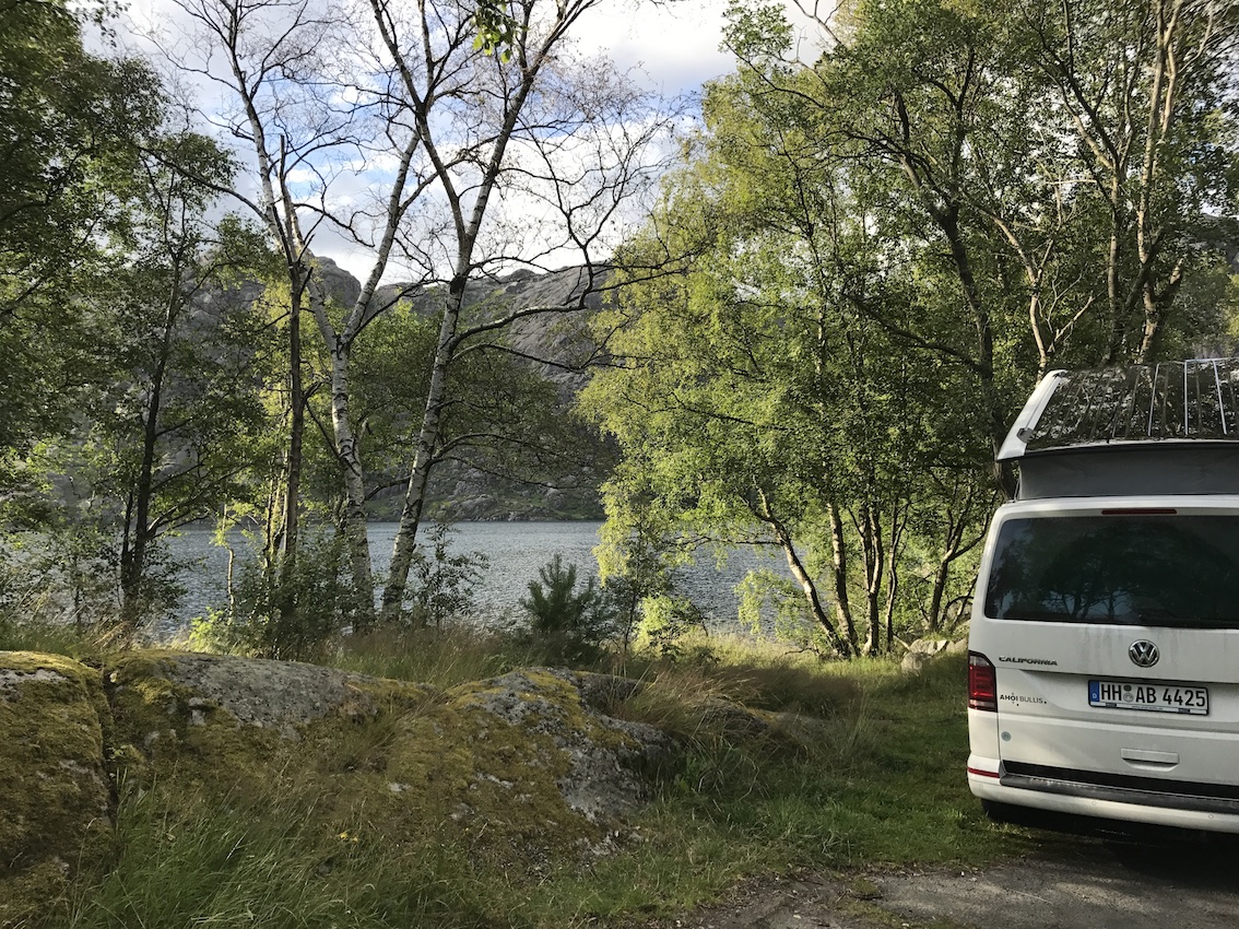 Unterwegs in Norwegen im VW California.